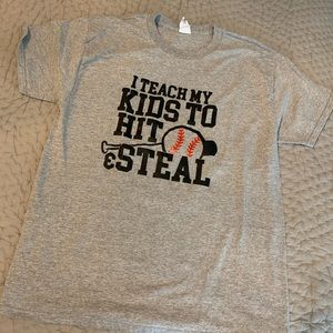Softball coach t-shirt (never worn) - perfect gift!